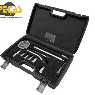 KIT de Teste de Compressão para Motores a Gasolina , 8 Peças