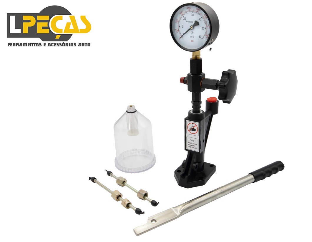 Teste de Injetor com adaptadores