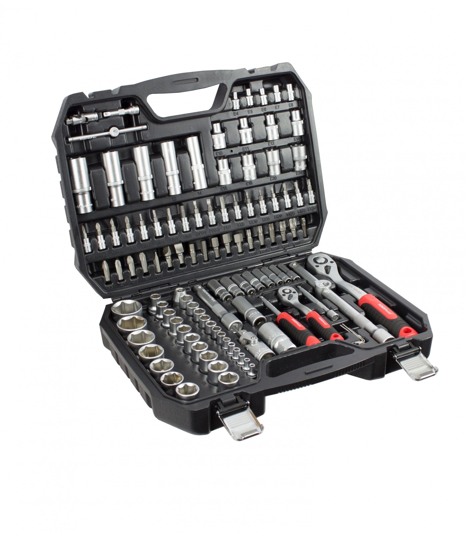 Jogo de Chaves de Caixa 1/4 - 1/2 110PCS - Image 3