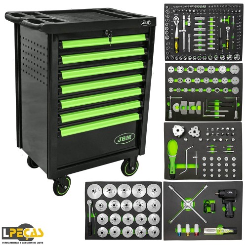 Carro de Ferramentas 7 Gavetas Especial Manutenção Auto - Image 3