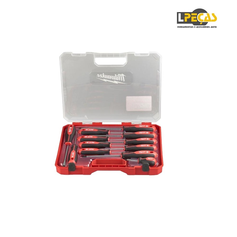 Conjunto chaves de Fendas/Philips 12 PCS Milwaukee