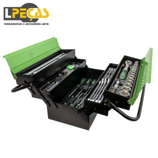 Caixa  ferramentas - 63 Peças Zincada