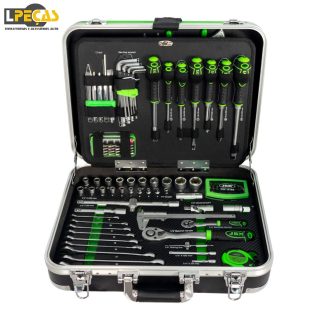 Caixa de Ferramentas de 135 Peças  com Chaves Hexagonal Zincadas