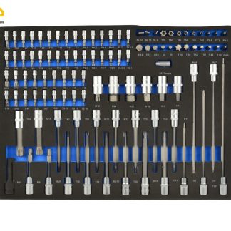Conjunto de Chaves de Caixa Torx com 102 Peças