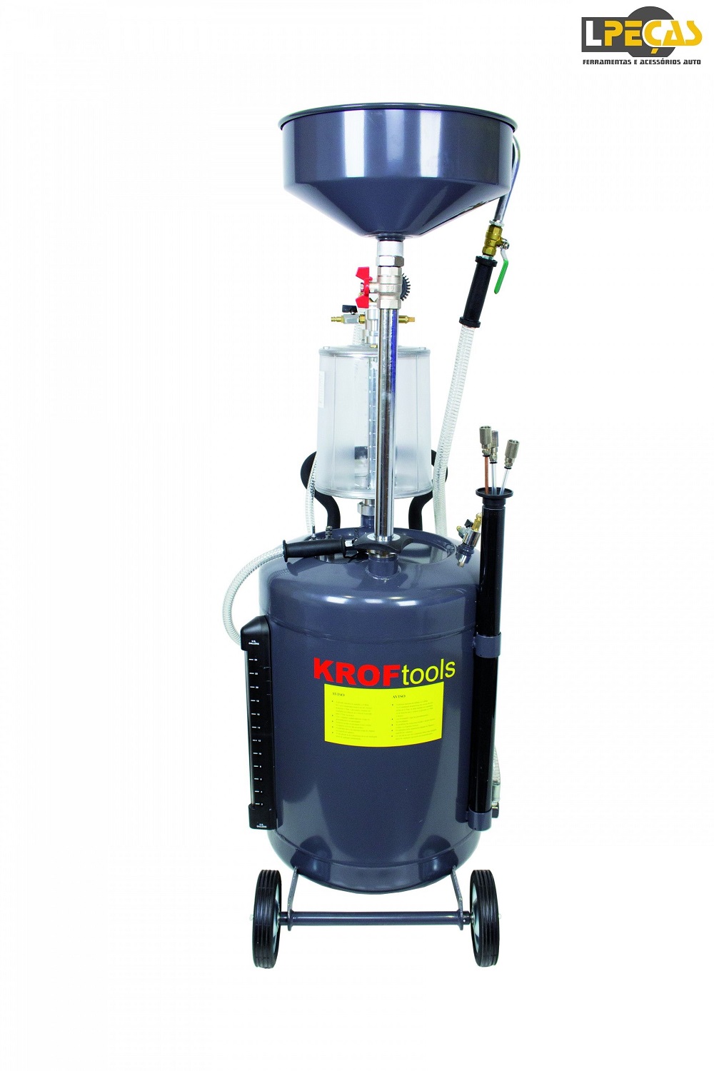 Aspirador de Óleo c/ Visor e Aparadeira (80L)