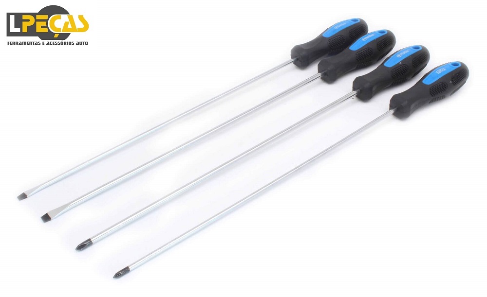 Conjunto de Chave de Fenda/Philips Longas 450mm