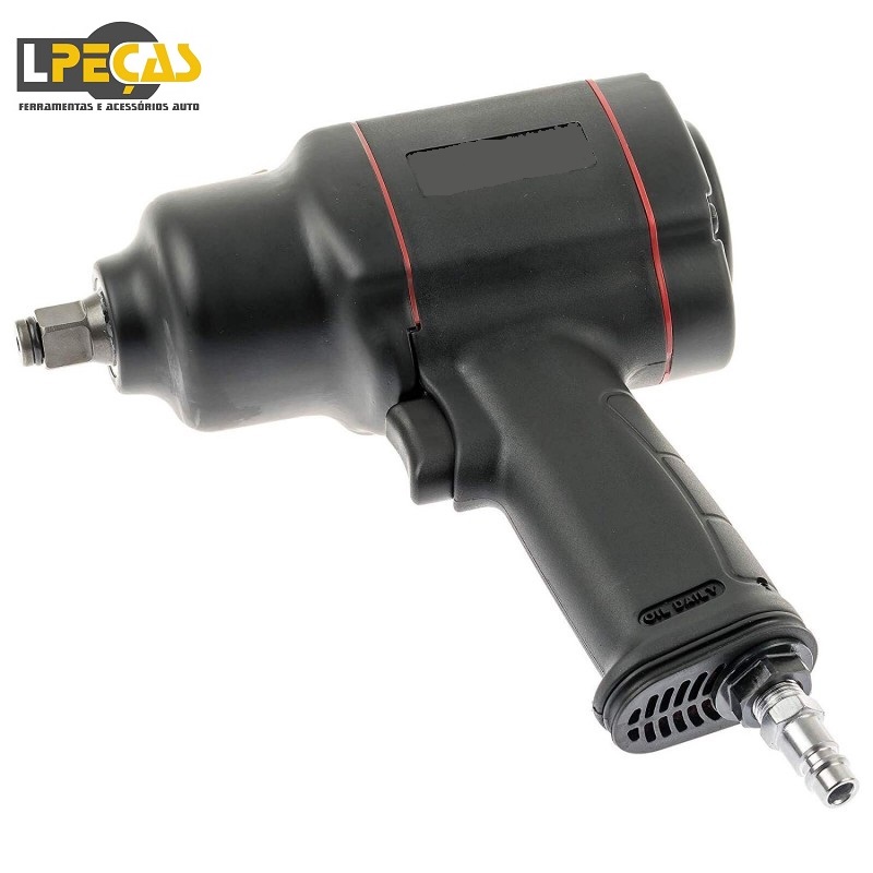 Pistola de Impacto 1500 Nm + Conjunto de Chaves de Caixa de Impacto