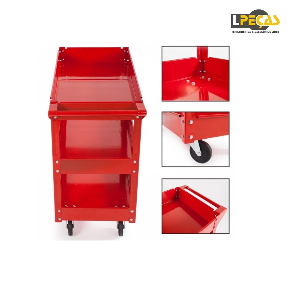 Carro de Ferramentas 3 Prateleiras - Image 3