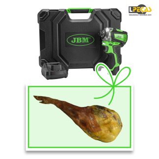 Aparafusadora de impacto sem escovas a bateria 1/4" 150NM com mala + presunto